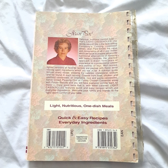 Company's Coming Light Casseroles Cookbook Jean Pare - Picture 2 of 8